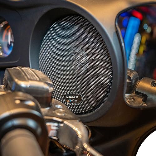 Miniatura 2 de Kenwood Excelon XM65F - Altavoces coaxiales de 2 vías de 6.5 pulgadas para motocicletas Harley actuales seleccionadas, 300 W, impedancia de 2