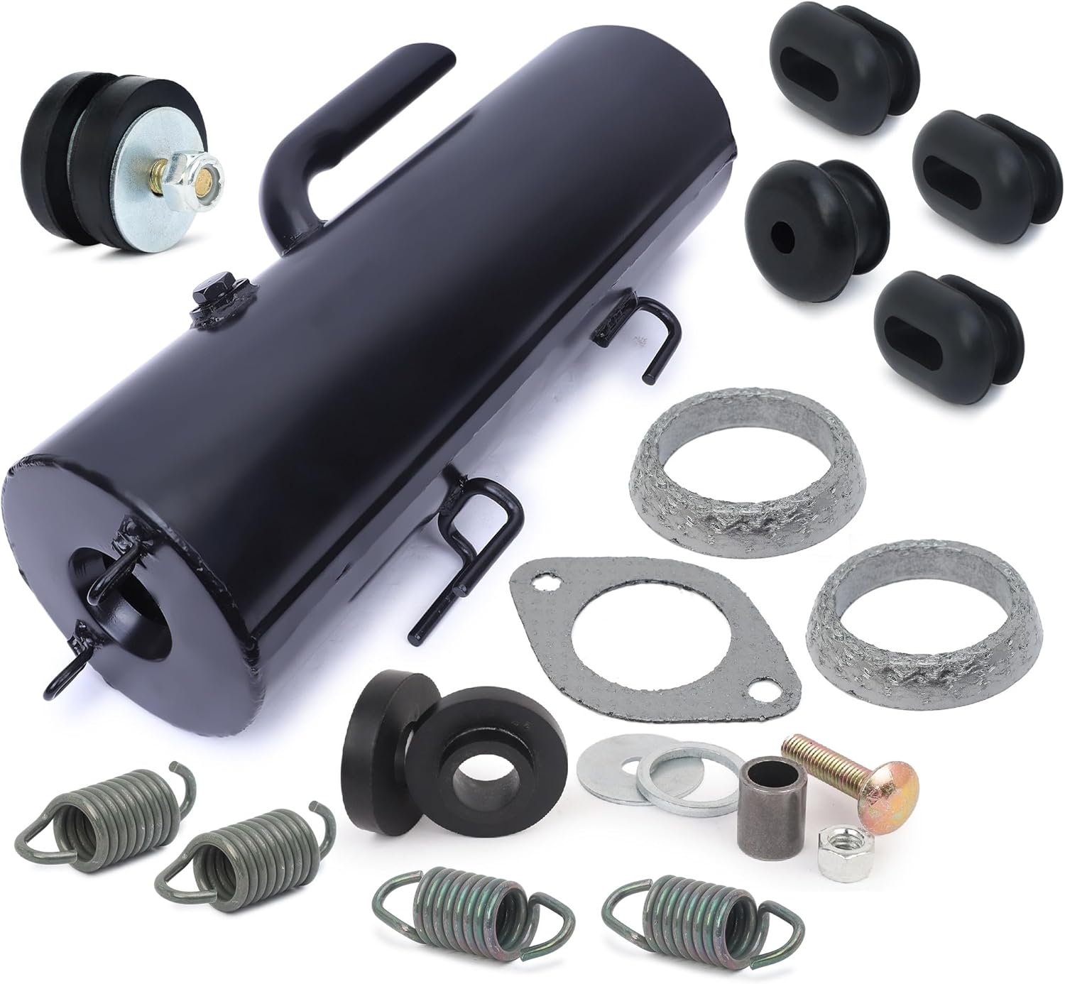 New Muffler Silencer KIT W SEALS/SPRINGS FITS POLARIS RANGER 4X4 500 EFI 2010