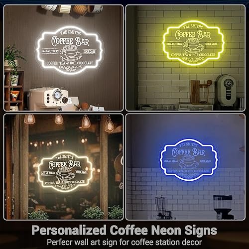 Miniatura 7 de Letrero de neón personalizado para cafeterías, cafeterías, cafeterías, tiendas, decoración de cocina, cafetería, tiendas, decoración de cocina,