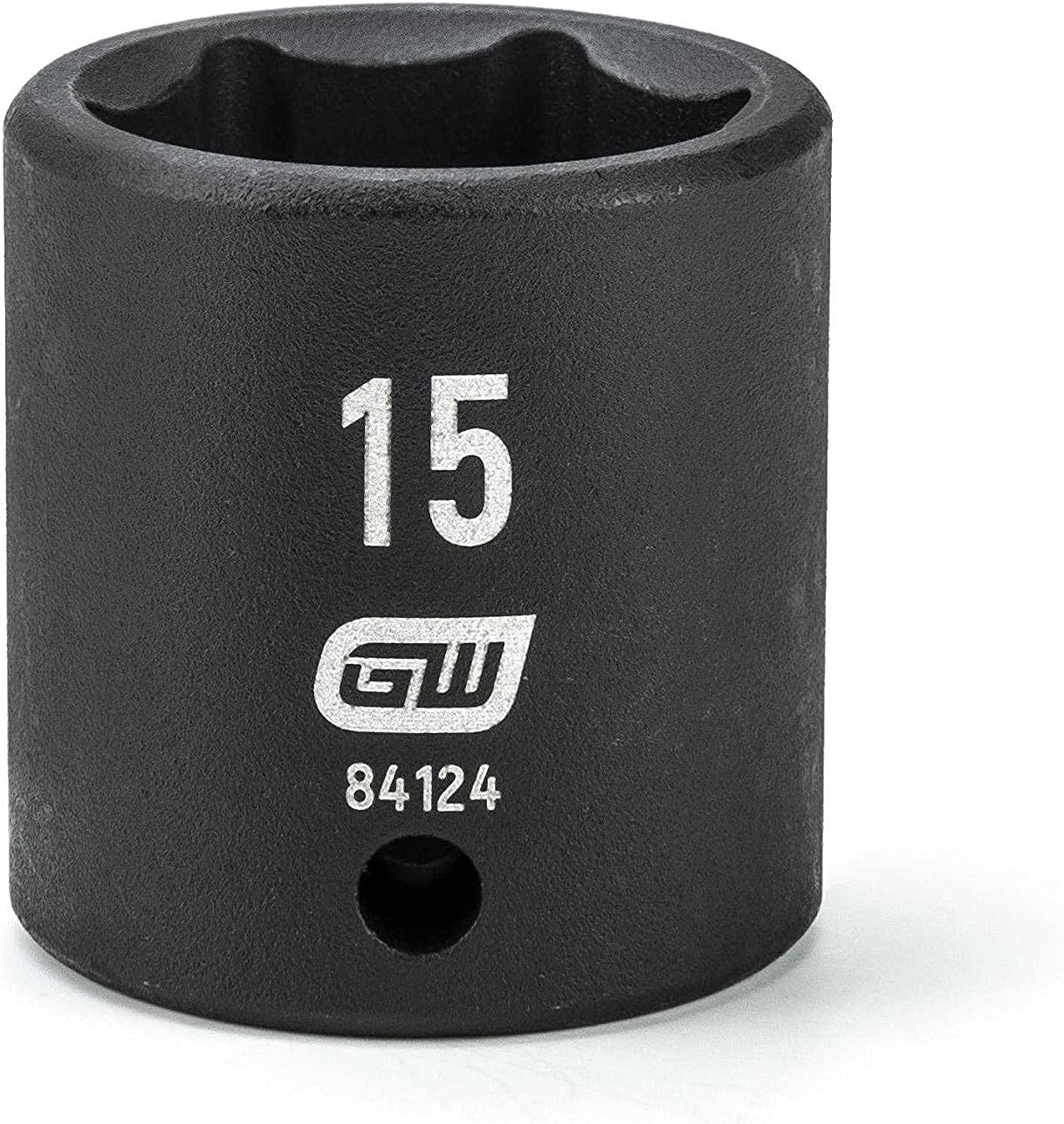 GEARWRENCH 1/4" Drive Standard Impact Metric Socket 15mm, 6 Point - 84124