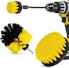 Shieldpro 4 Pack Drill Brush Power Cleaning Scrub Brush,Yellow