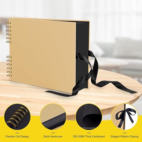 Miniatura 9 de Álbum de recortes AIOR - Álbum de fotos para parejas con cinta de seda, papel para manualidades, álbum de recortes, regalos para el día de San