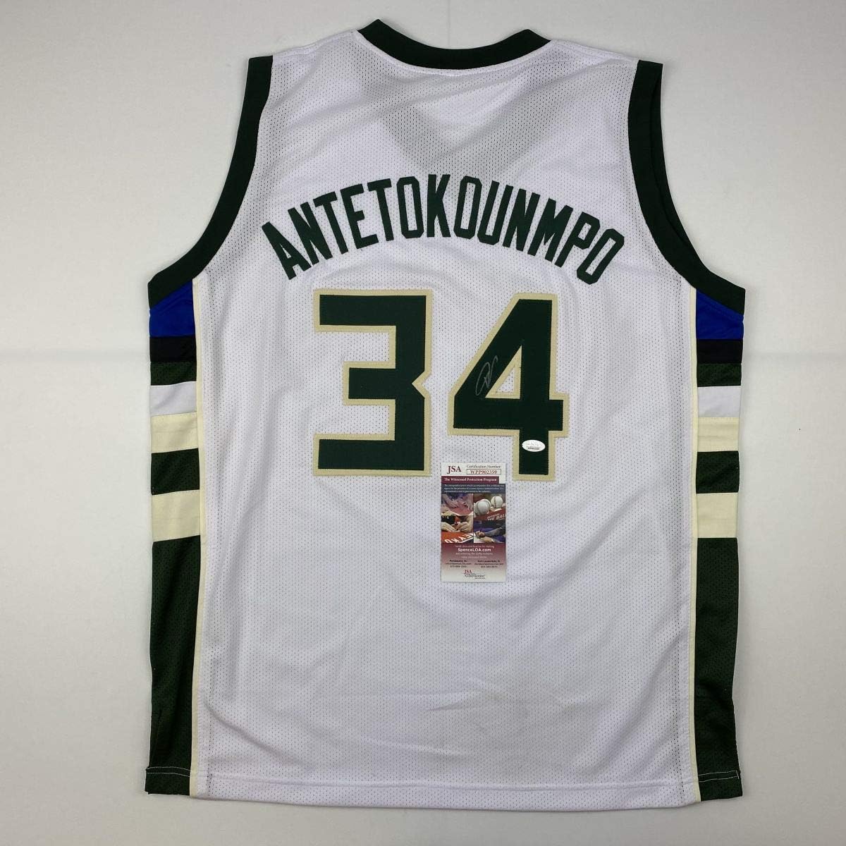 giannis signed jersey