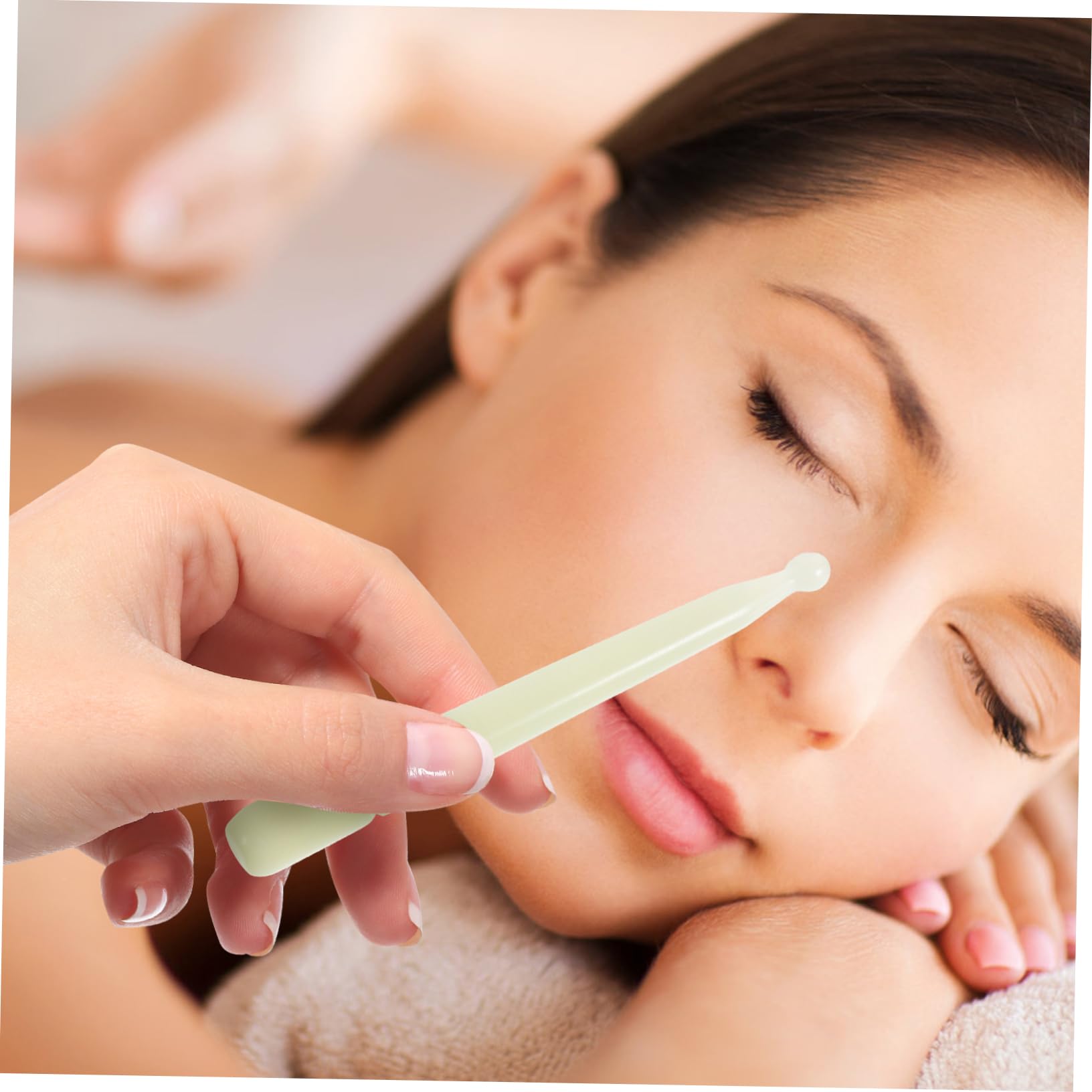 FOMIYES 5 Stück Spa-massagestab Anti-massage-gerät Massageringe Für Finger Gestalter Haut Gesicht Reinigungsmittel Handmassage Professionelles Massagegerät Entspannungswerkzeug Körper Jade