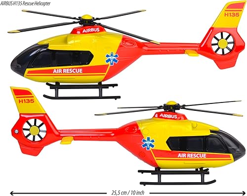 Miniatura 3 de Majorette 213713002 Airbus H135 Rescue Helicopter Airbus H135 Rescue Helicopter with Sound and Light Features, Includes 2 x AAA Batteries, from 3