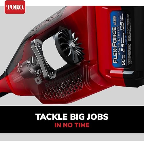 Miniatura 4 de Toro Recortadora inalámbrica Flex Force de 60 voltios máx. con batería de 2.5 Ah y cargador