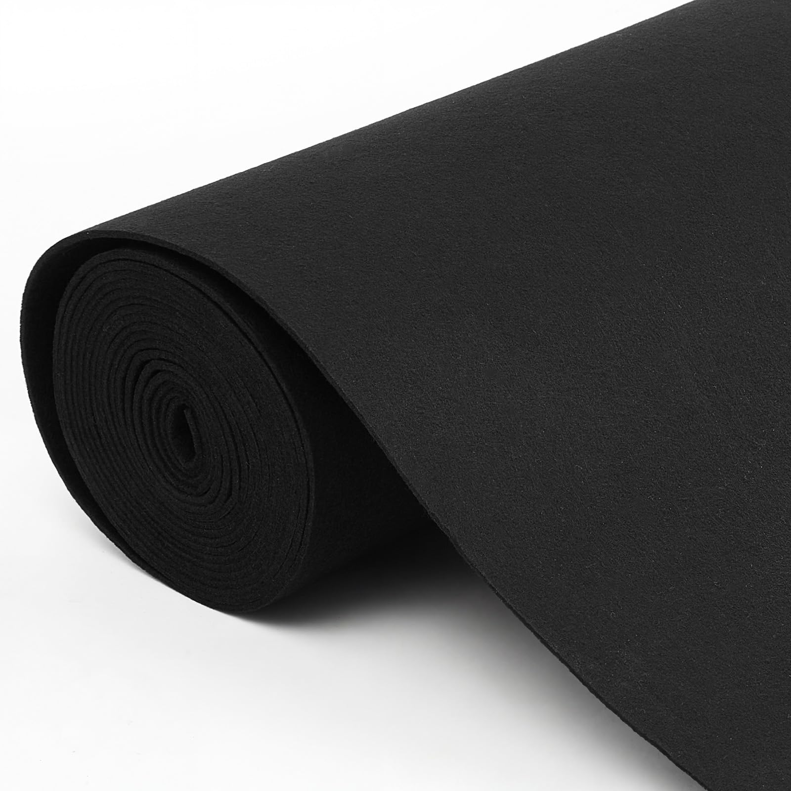 Nuanchu 200 x 16 Inch Underfelt Carpet for Speaker Sub Box, Black