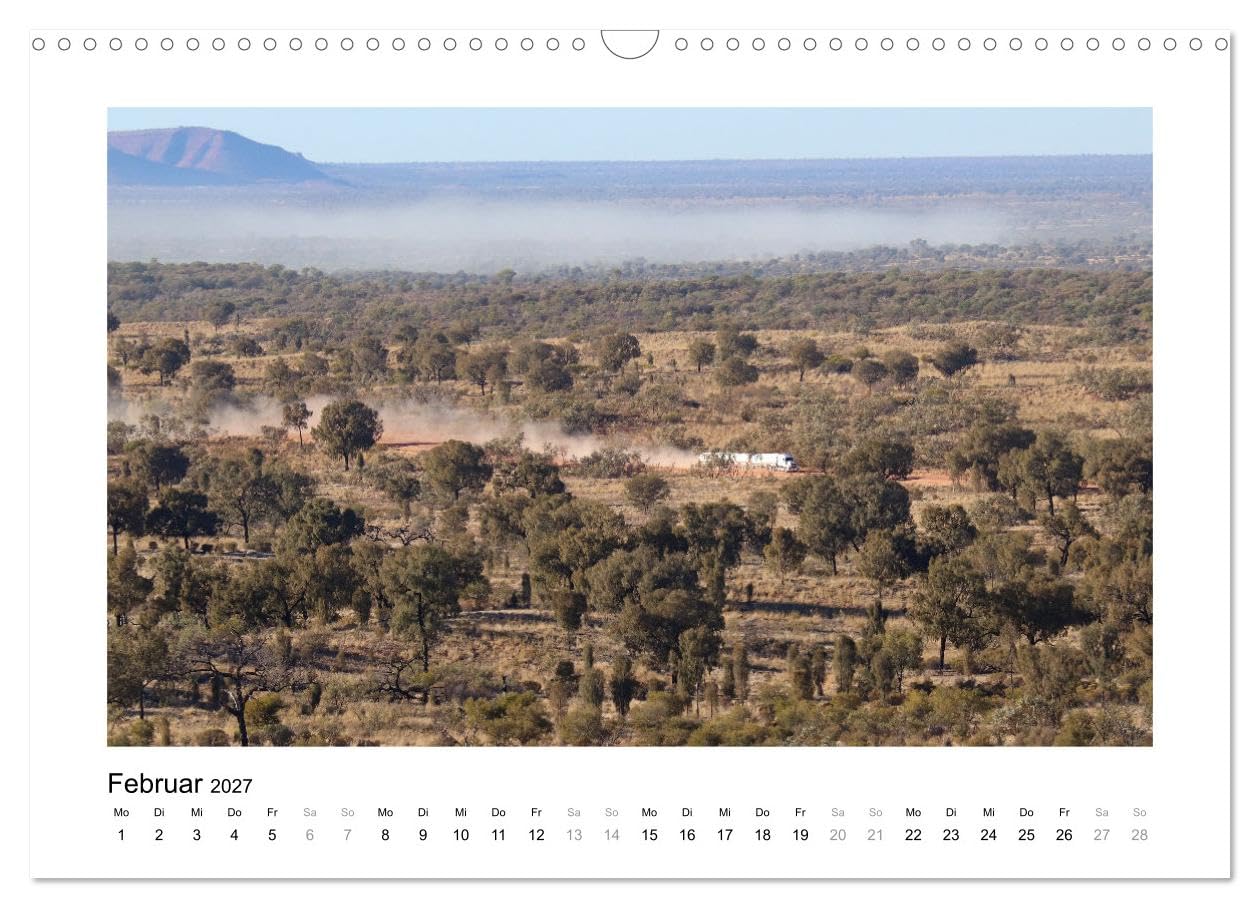 CALVENDO - Traumziel Australien - Im Red Centre 2027 (Wandkalender 2027 DIN A3 quer), Monatskalender: Reise ins Outback - Wüsten, Schluchten und mehr