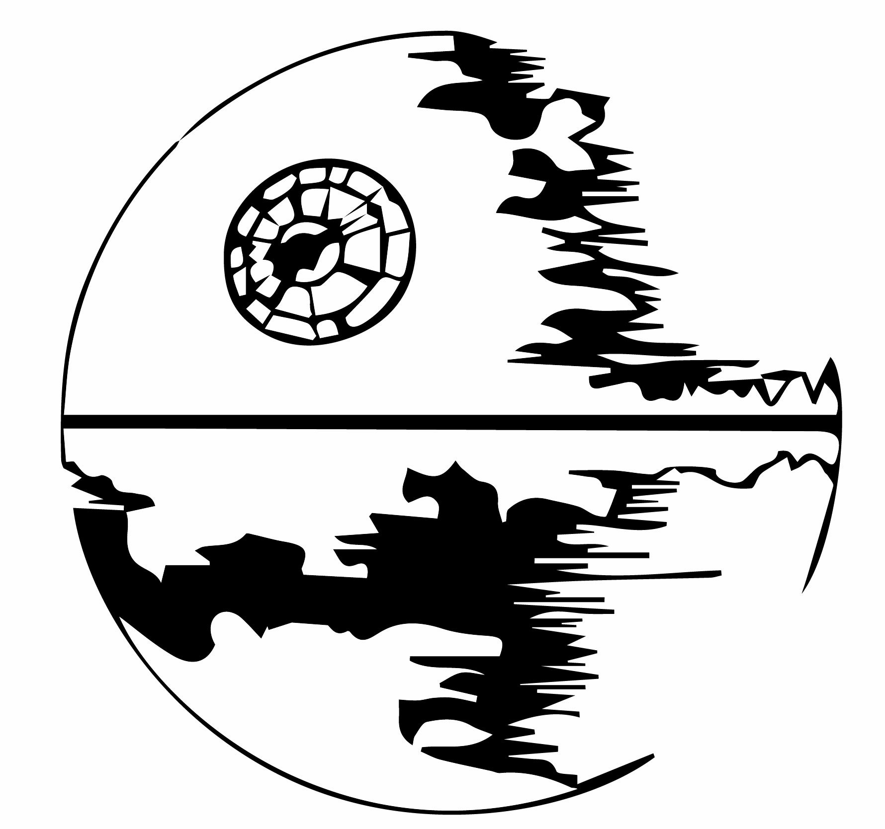Death Star- Star Wars Emperor Vinyl Wall Decal 22