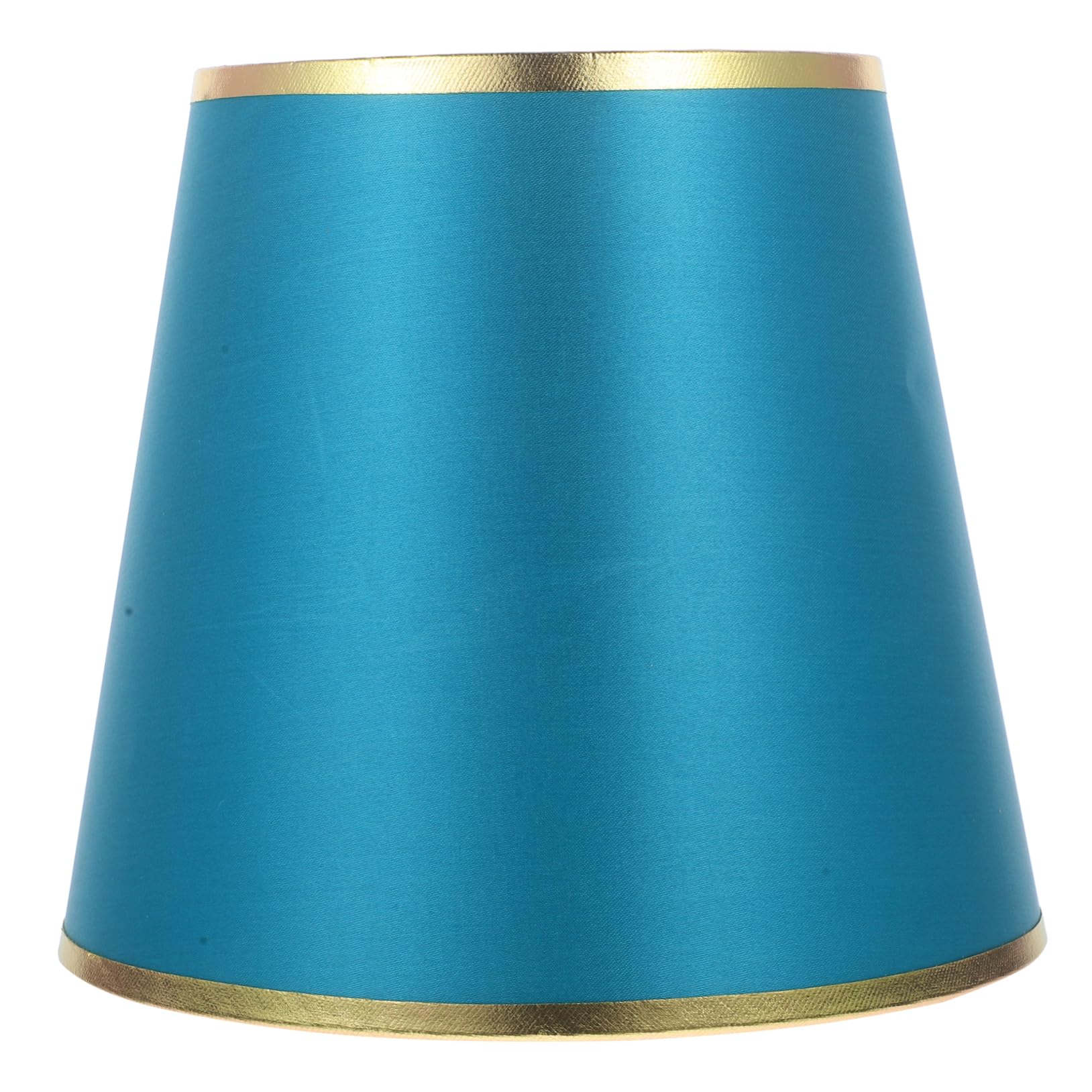 AUTSUPPL E27 Round Fabric Lampshade 19cm Green Gold Replacement Lampshade for Table Lamp Bedside Floor Lamp Shade Decorative Lighting Accessory