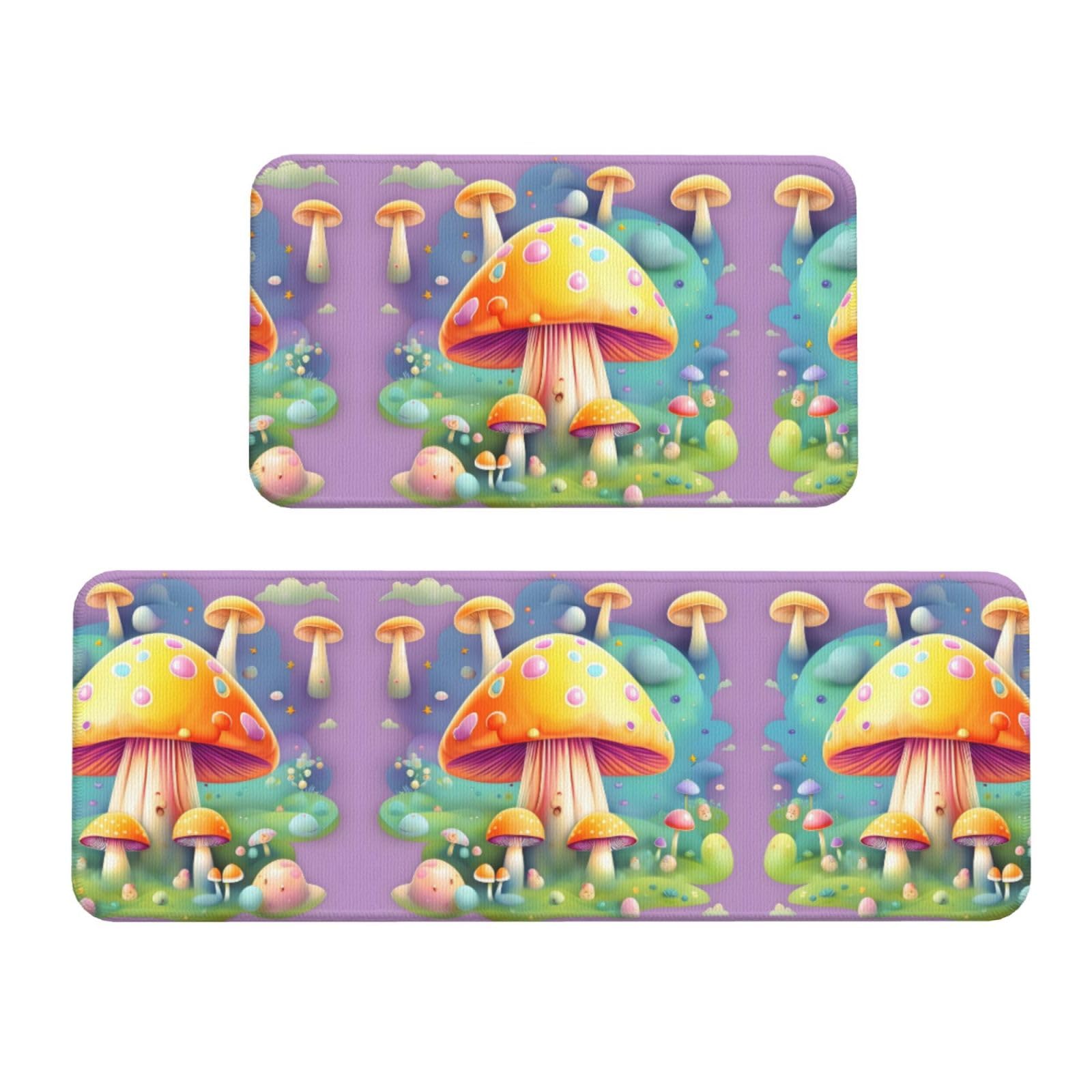 Juego de 2 alfombrillas de cocina lavandería y entrada modelo Fantasy Dream