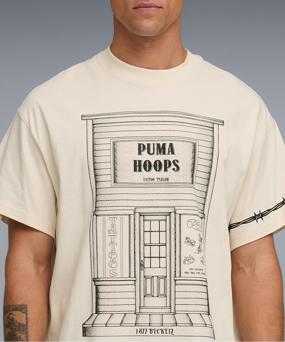 Puma Swish N'Ink męska koszulka do koszykówki oversized