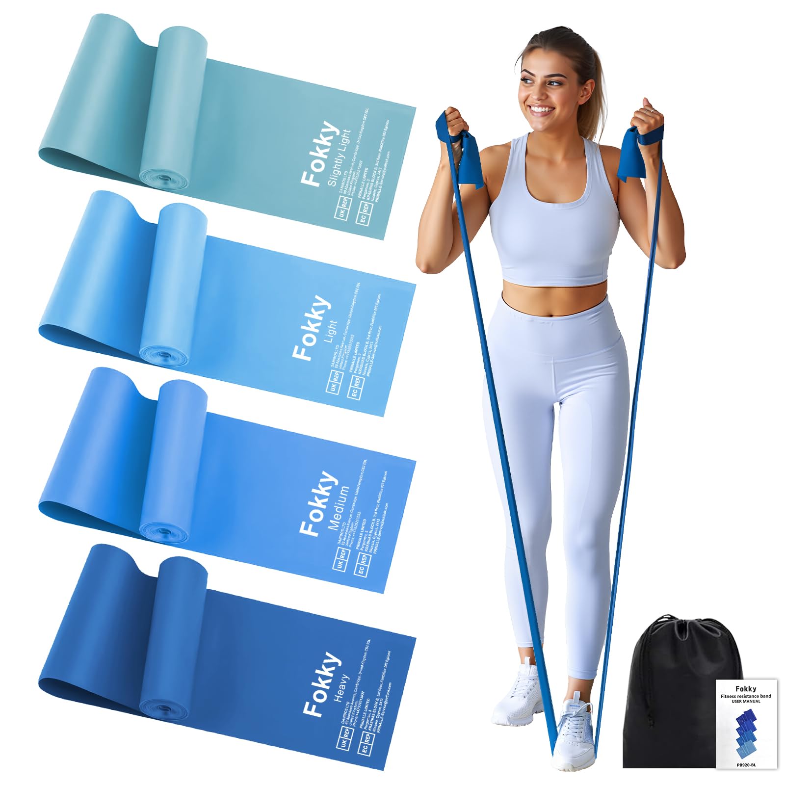 Fasce Di Resistenza CoreFirst Per Pilates - Set Per Allenamento Casa