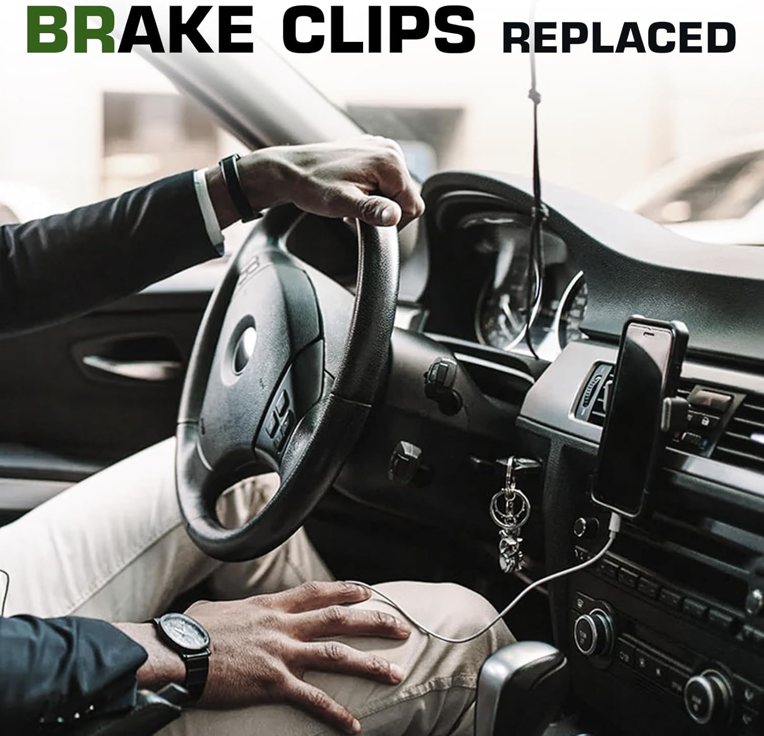 D1056 Front Ceramic Brake Pad for Chrysler 300 2005-2023 | Dodge Challenger 2009-2023, Charger 2006-2023, Magnum 2005-2008