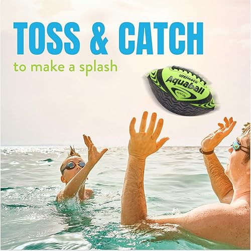 Miniatura 3 de Activ Life Paquete de 2 juguetes de fútbol acuático para piscina, playa, al aire libre, juguetes de piscina impermeables de 9.5 pulgadas para niños,
