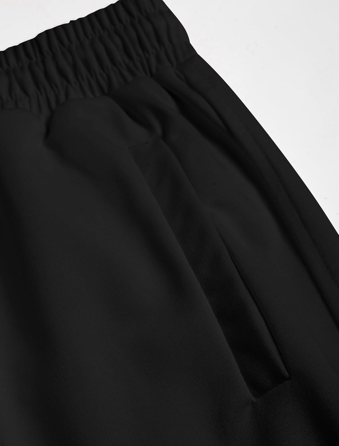 ZAFUL Wide Leg Sweatpants for Women Side Striped Patchwork High Waisted Drawstring Active Joggers Pants with Pockets - Image 7