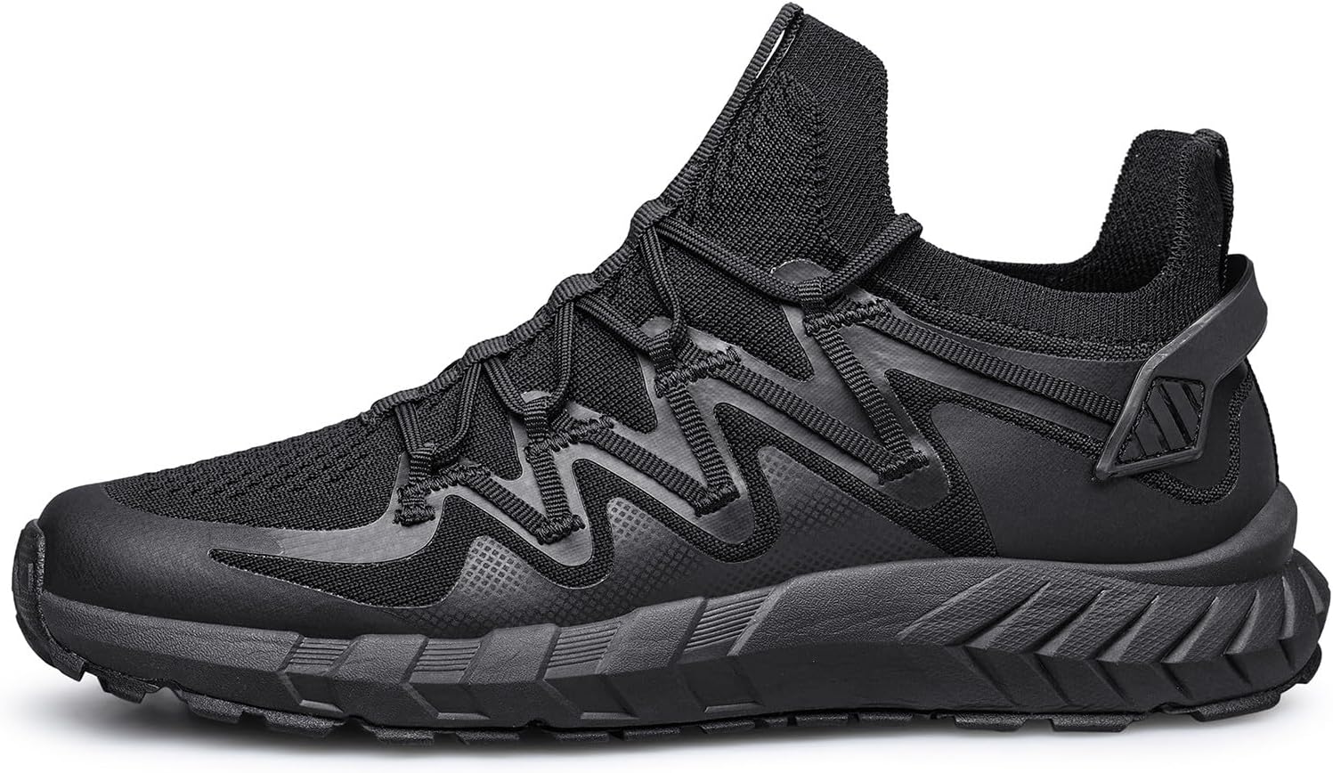 Men's Walking Shoes Hands Free Slip On Sneaker Strap Running Tennis Shoes for Flat Feet Plantar Fasciitis Workout Shoes