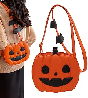 Bolsa Abóbora | Bonita bolsa abóbora | Bolsa em forma abóbora couro PU grancapacida, bolsa transversal Devil para rua ao ar livre Jmedic