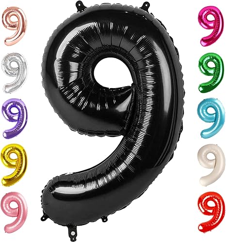 Vista 24 de Globos del números 0 de 40 pulgadas para formar los números 10, 20, 30, 40, 50, 60, 70, 80, 90, 100, para decoración de cumpleaños, bodas, eventos