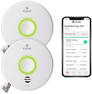 12 Best Smart Smoke Detectors for 2026 8 Kidde Smart Smoke Detector, WiFi, Alexa Compatible, Hardwired with Battery Backup, Voice & App Alerts (2 Pack)