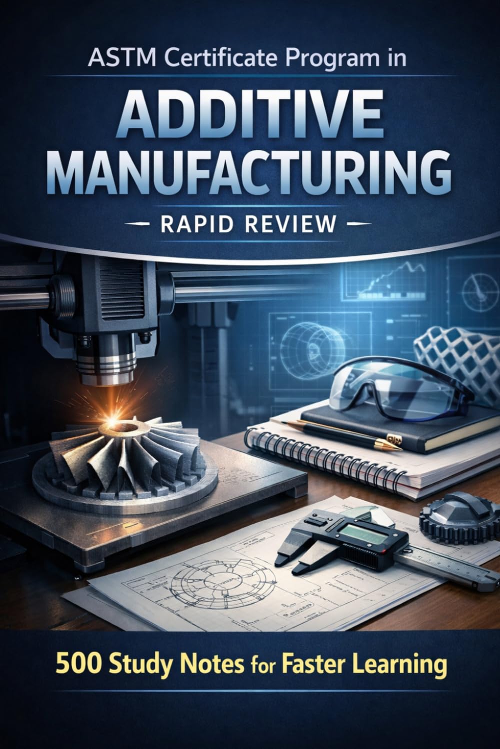 ASTM Certificate Program in Additive Manufacturing - Rapid Review: 500 Study Notes for Faster Learning