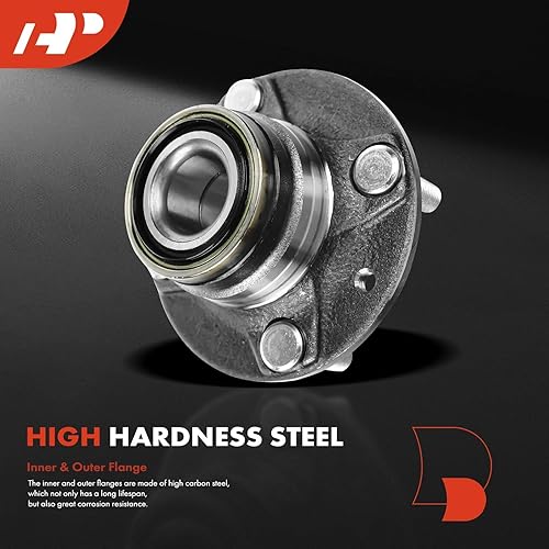 Miniatura 3 de A-Premium 2 rodamientos de rueda delantera y conjunto de cubo con 4 lengüetas compatibles con Mazda Miata 1990-1997 1999-2005