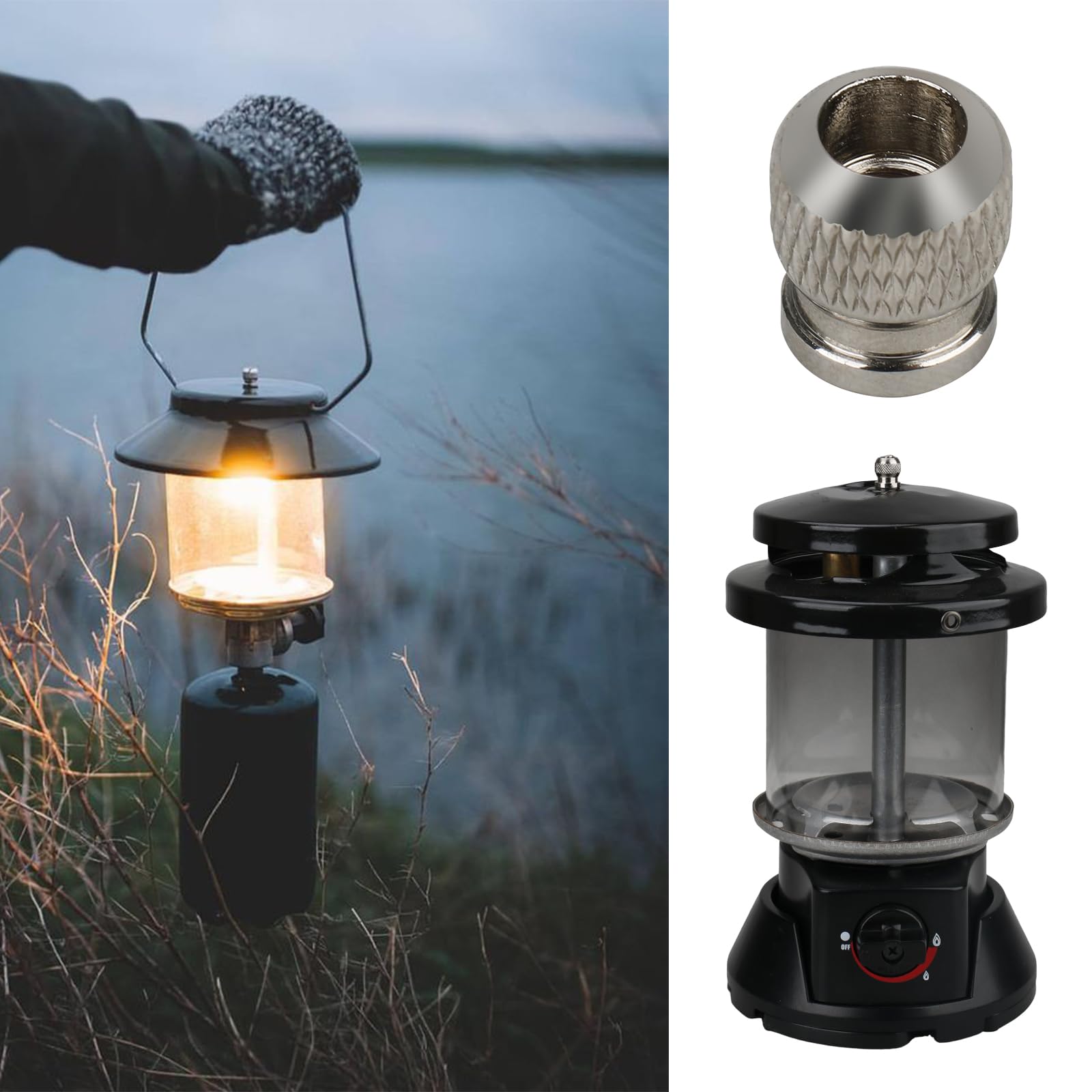 Coleman Lantern Replacement Parts - Gas Lamp Top Cover Nut For Models 242, 249, 500