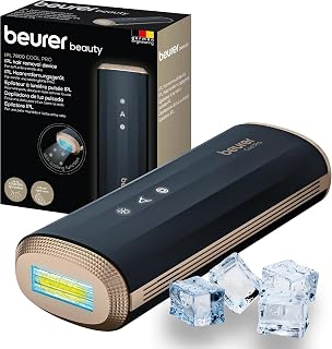 Beurer IPL 7800 COOL PRO Haarentfernungsgerät mit Kühlungstechnologie, 5 Intensitätsstufen, bis zu 1 Mio. Lichtimpulse, für Arme, Beine, Gesicht, Bikinizone und Achselhöhlen, für Männer und Frauen
