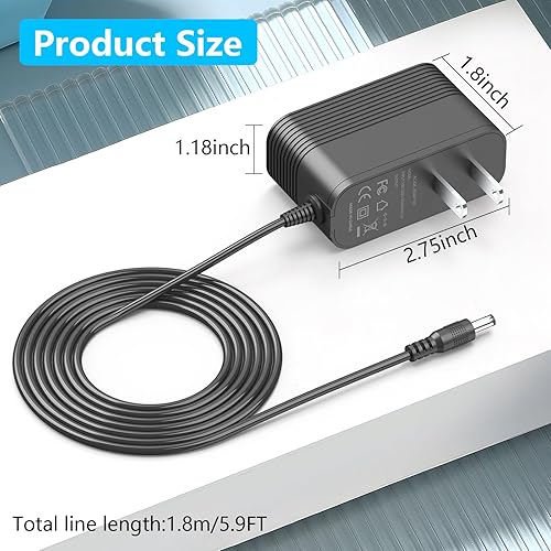 Miniatura 2 de Cargador de 27 V para pistola de masaje de imagen más nítida compatible con Sharper Image 2437599 1011666 1013002 1012667 1013985 Powerboost