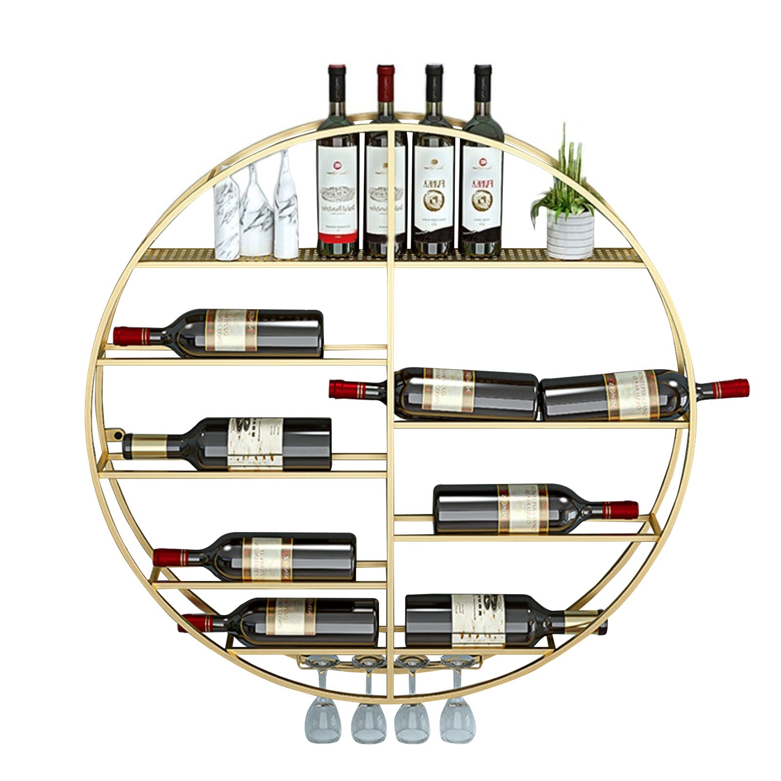 Supports de rangement pour bouteilles de vin style bar à la maison
