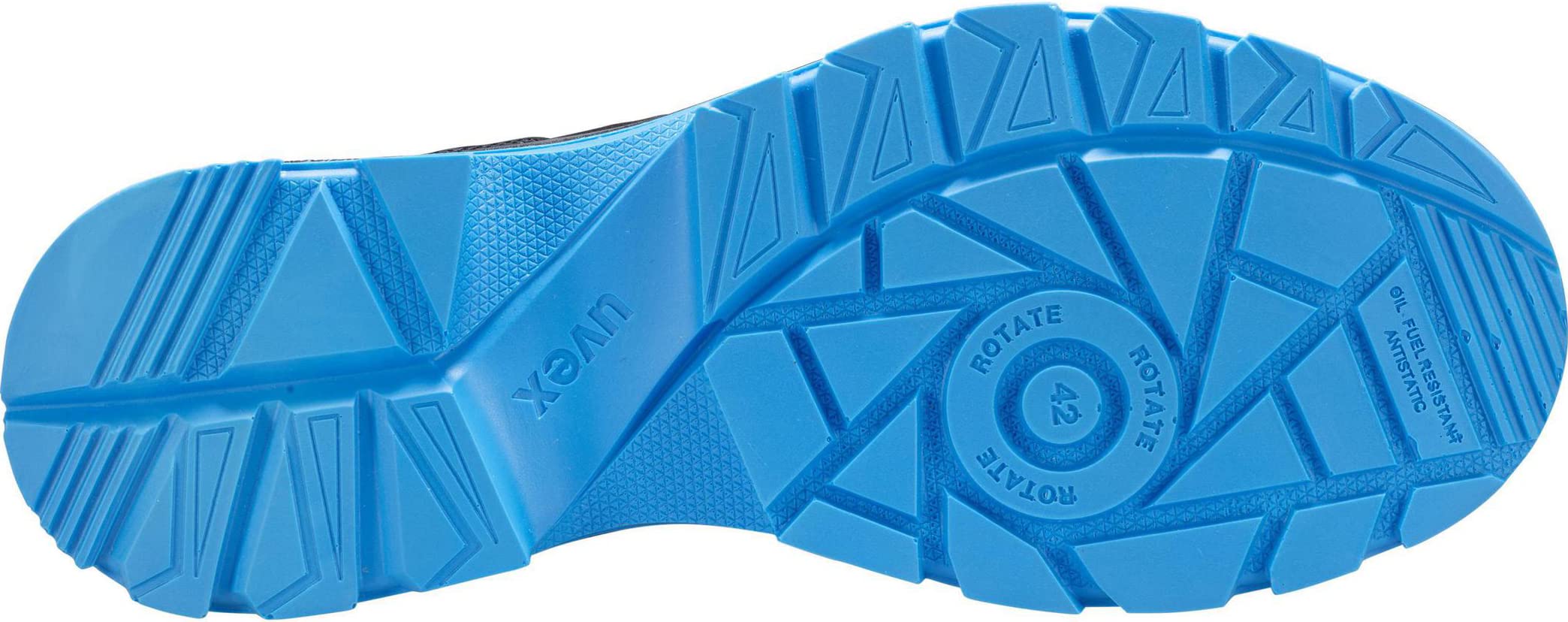 Uvex 2 Xenova 9553241 2 xenova® 9553241 ESD Sandalias de Seguridad S1P (UE): 41 Negro, Azul, 1 par, duraderas y resistentesHombre