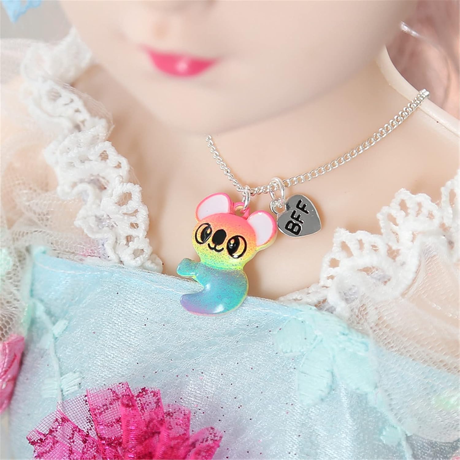 2-3Pcs Cute Half Broken Heart Koala 