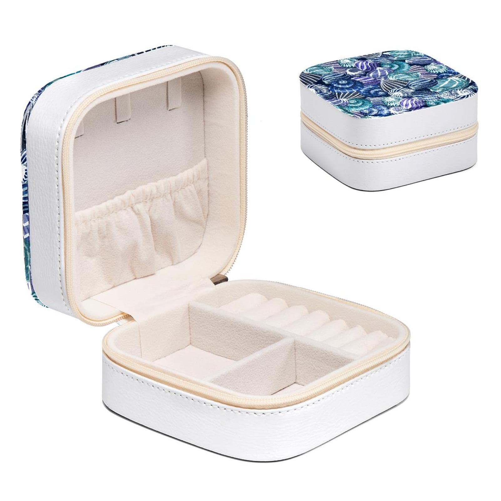 Boîte à bijoux conque colorée pour organiser vos bagues
