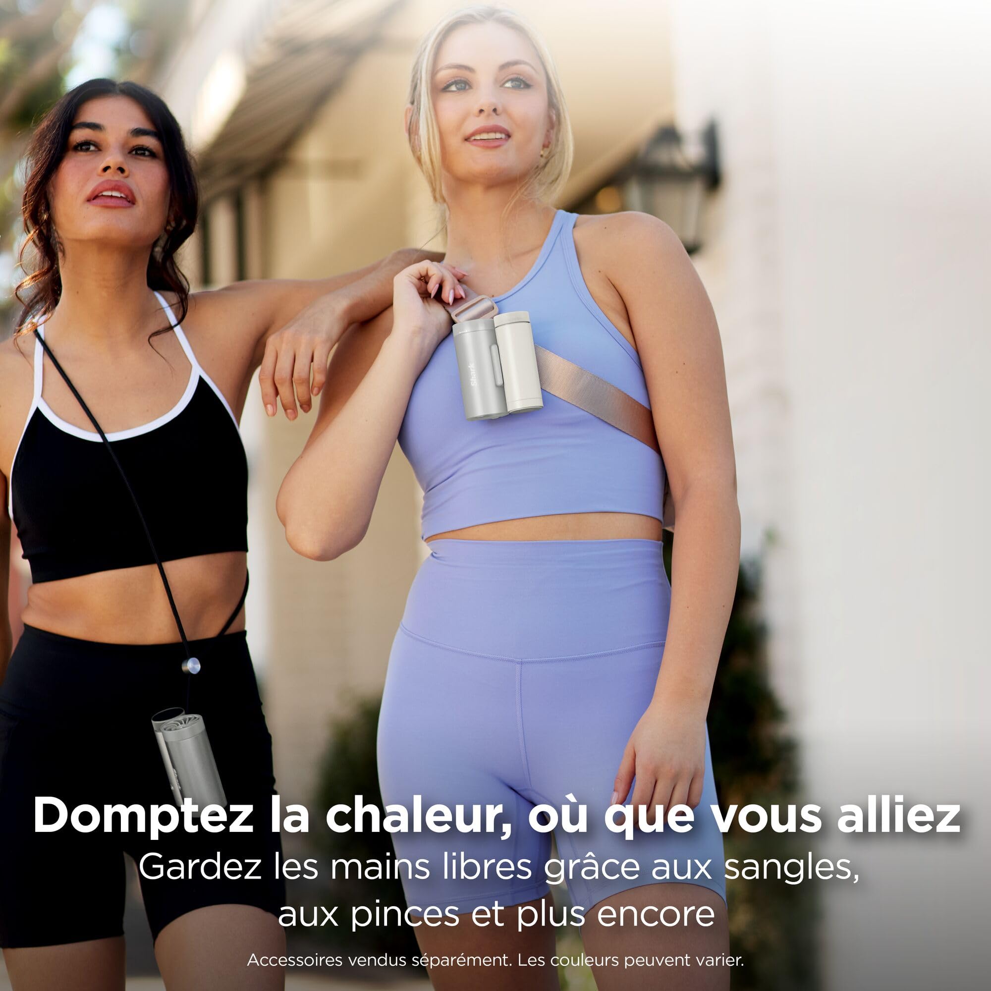 Shark ChillPill Système de ventilateur à grande vitesse, de brume ultra-fine et InstaChill 3-en-1, comprend 3 accessoires de rafraîchissement, design adapté aux voyages, Marron glacé FA022EUBR