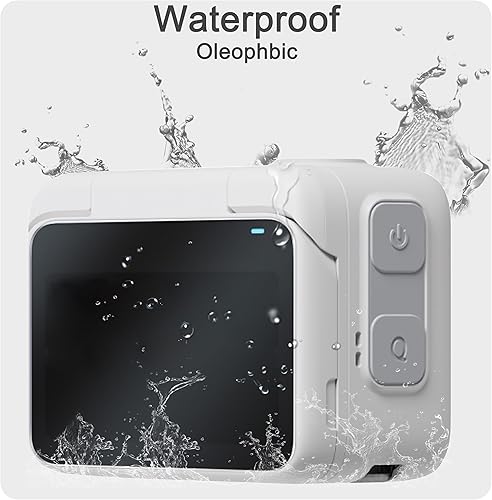 Miniatura 3 de FiTSTILL 6 piezas Lente y protector de pantalla LCD aplicable para cámara de acción Insta360 GO 3, 0.011 in 9H dureza cubierta de pantalla de vidrio