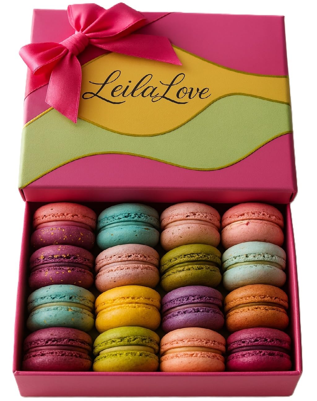 LeilaLove Macarons- 16 specialty Macarons for gifting