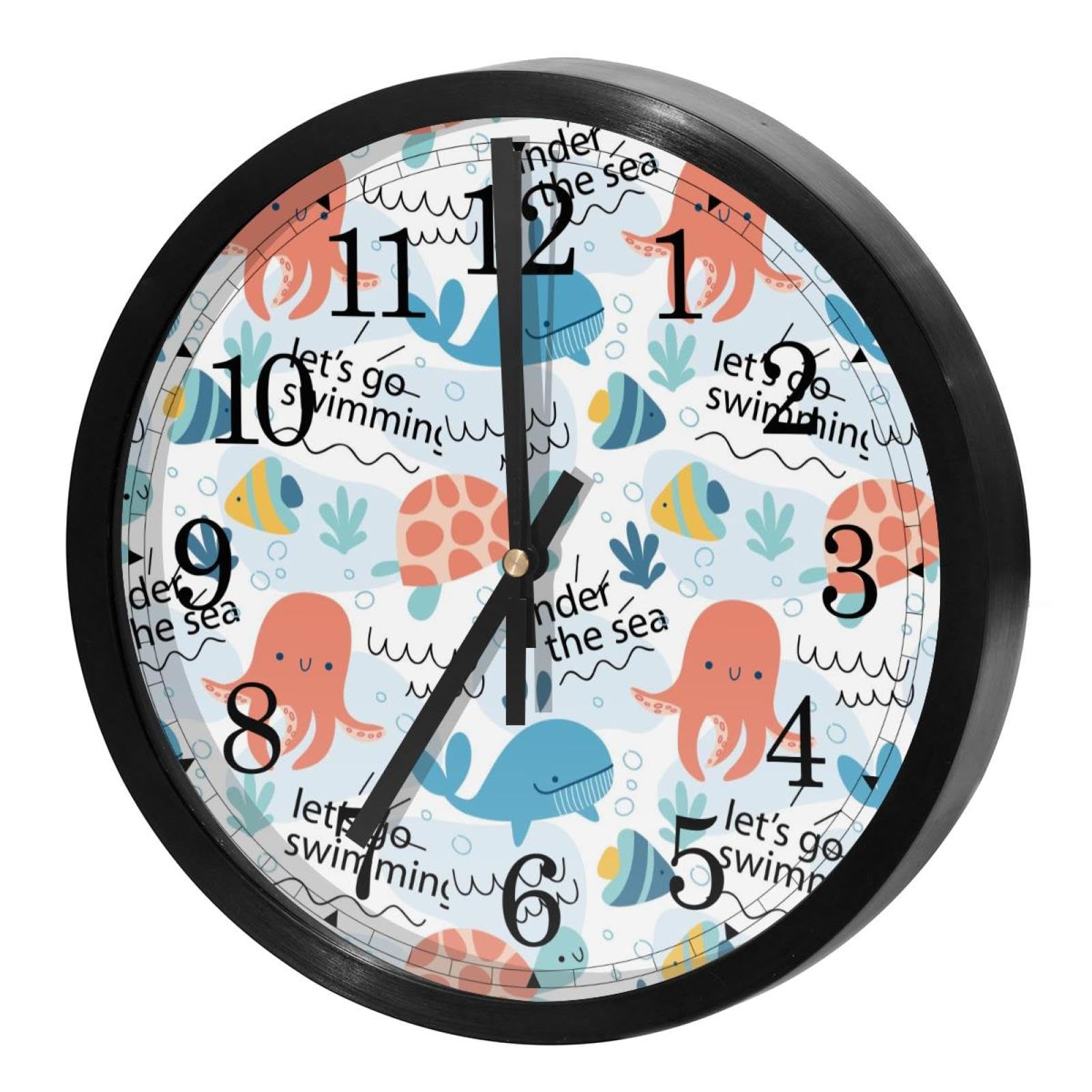 Horloge murale pour maison à motif dauphin afin d'égayer votre intérieur