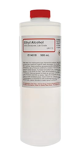 The Curated Chemical Collection - Alcohol etílico desnaturalizado de grado laboratorio 95 169fl oz no debe usarse en el cuerpo o la piel