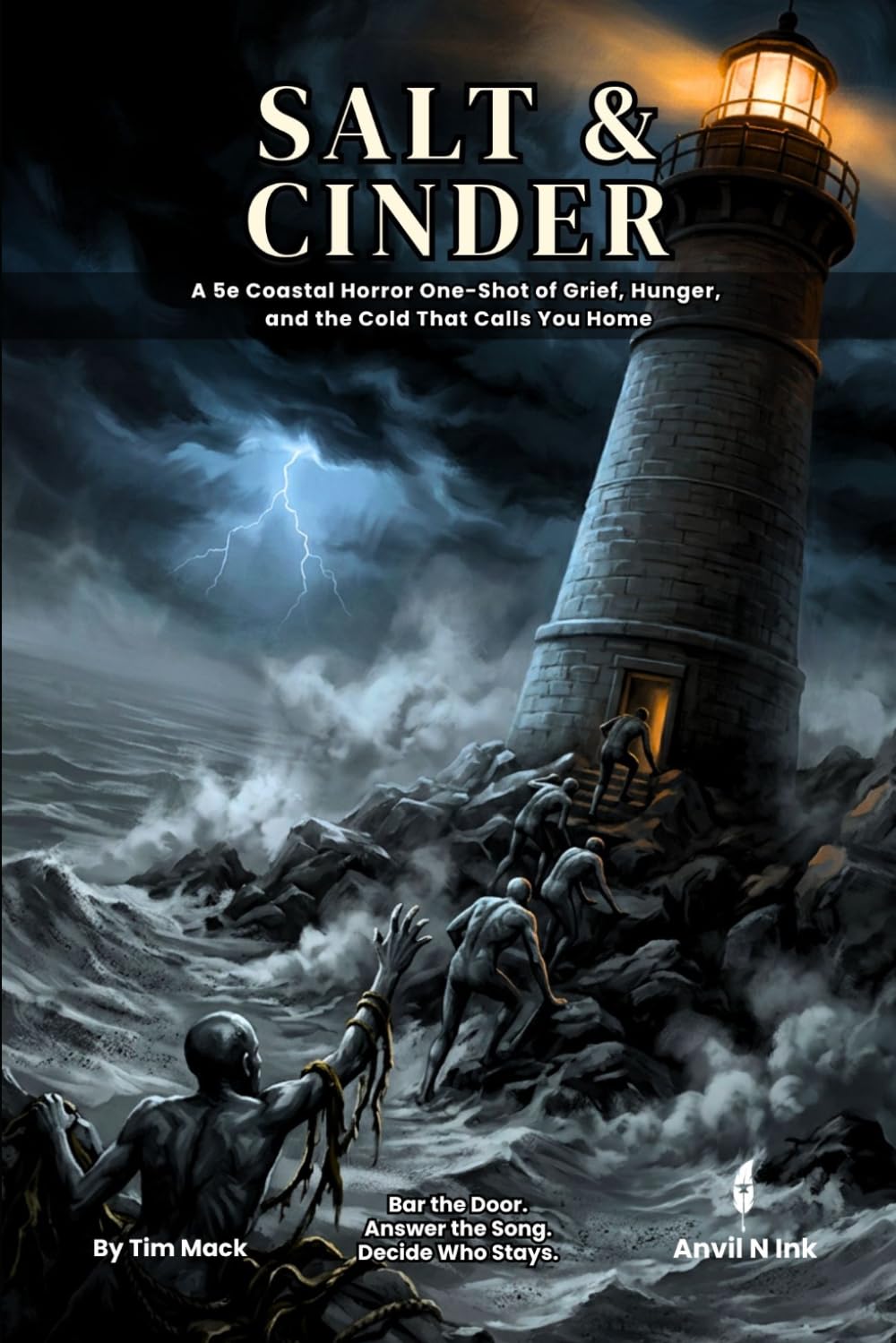 Salt & Cinder: A Coastal Horror One-Shot Adventure for 2–3 Players | 5e Compatible, Game Master Ready, Run It Tonight (The Ready Adventure Series)