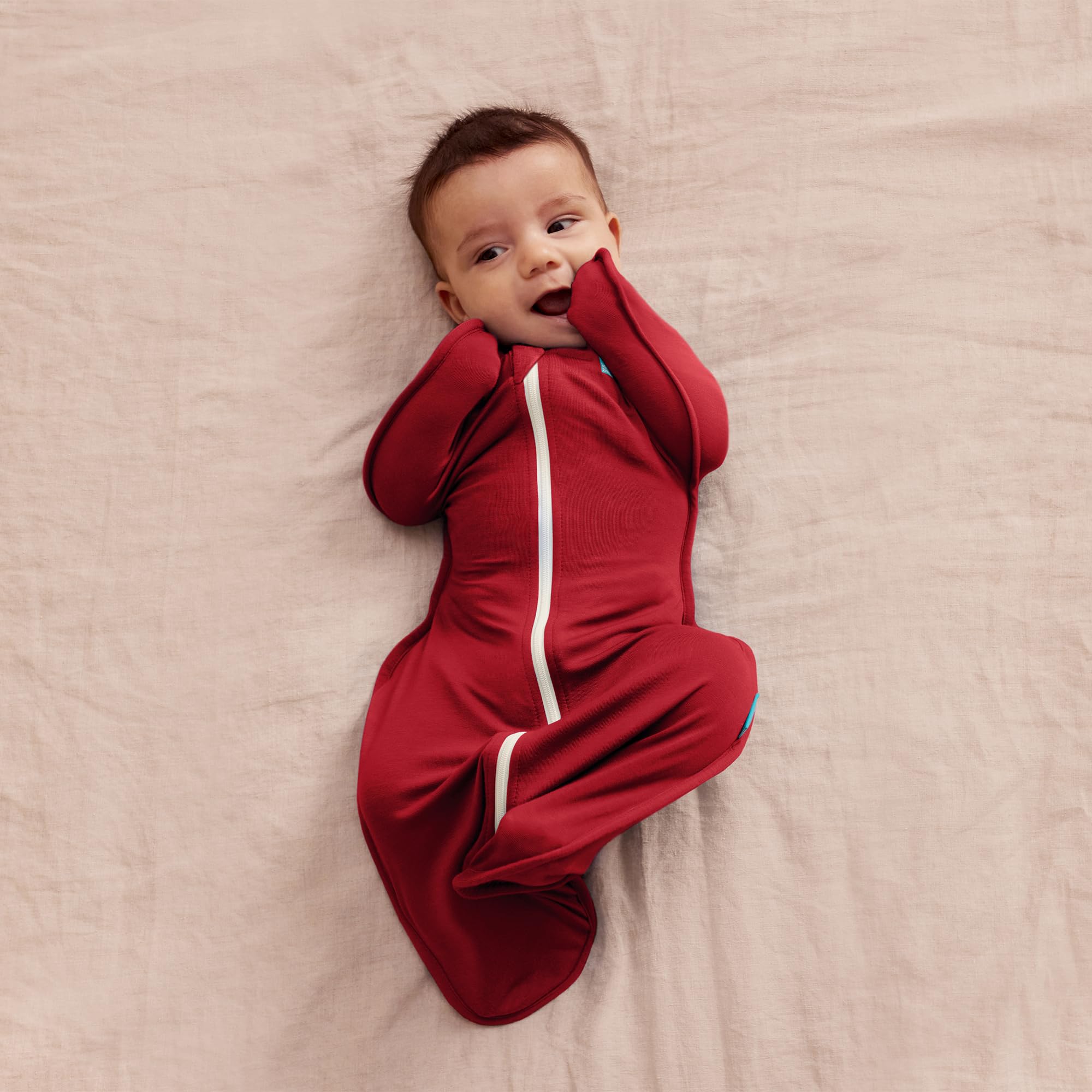 Love To Dream™ Swaddle UP™, Newborn 2.2-3.8kg, Maroon, Snug Fit, Supports Healthy Sleep Routine - Image 2
