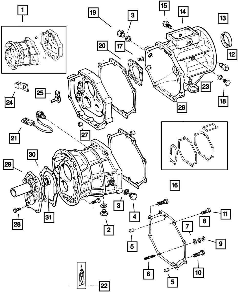 Mopar 83503108 SEAL ADAPTER