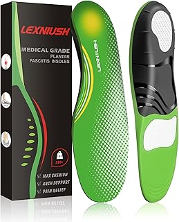 (220+lbs) Plantar Fasciitis Arch Support Insoles Men Women, Flat Feet Orthotic Insoles High Arch - Best Work Boot Shoe Insole - Shoe Inserts Insoles for Foot Pain, Heel Pain Relief, Heavy Duty Support