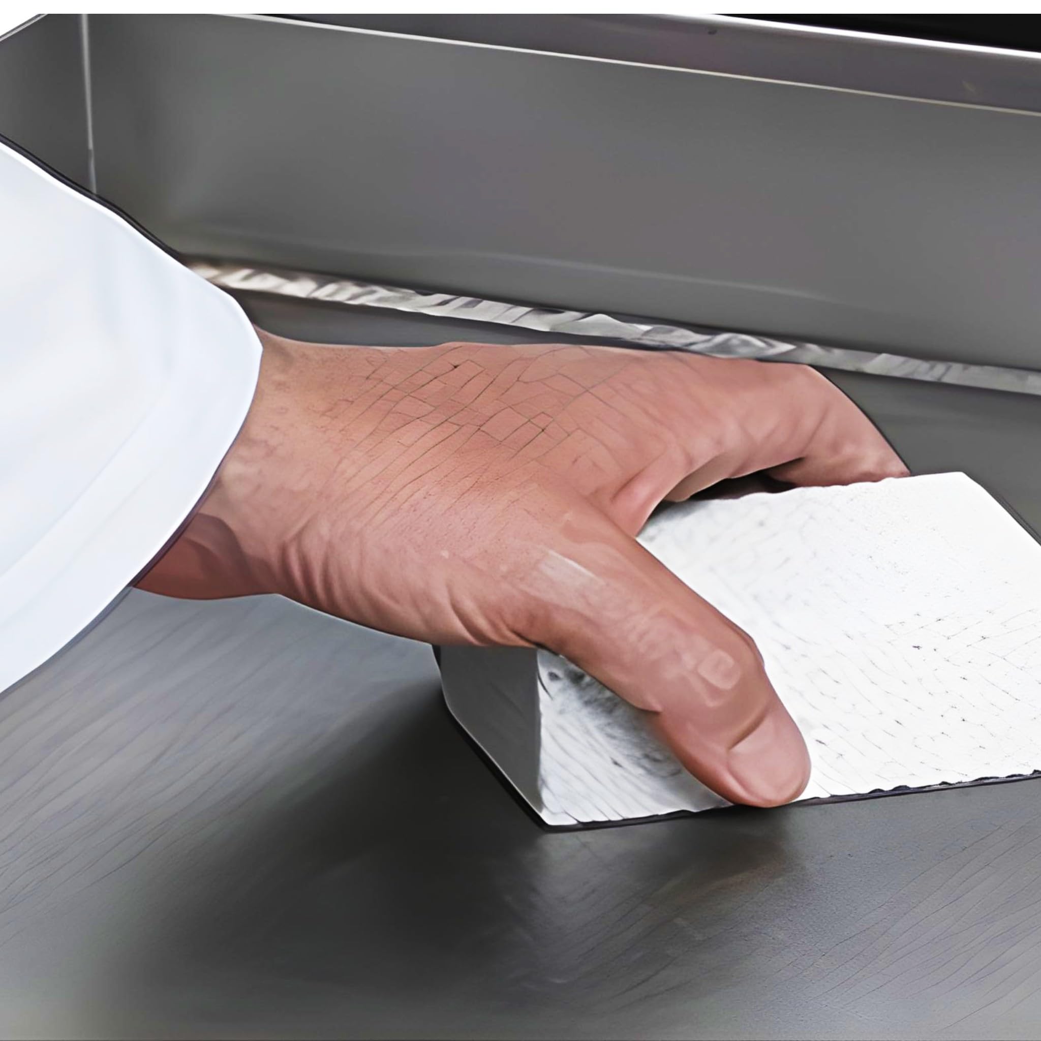 Bricoloco Piedra pómez Blanca Especial Limpieza de planchas de Cocina. Elimina Grasa y Suciedad difícil en Las cocinas. Origen Natural sin aditivos químicos (Pack 24 uds.)