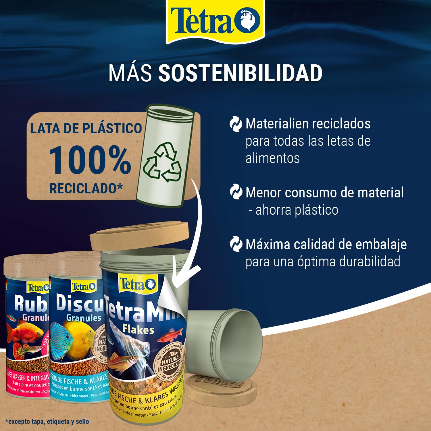 Tetra Tablets TabiMin – Alimento en comprimidos para todos los peces de fondo, como siluros, lochas o barbos que buscan alimento en el sustrato, bote con 275 comprimidos