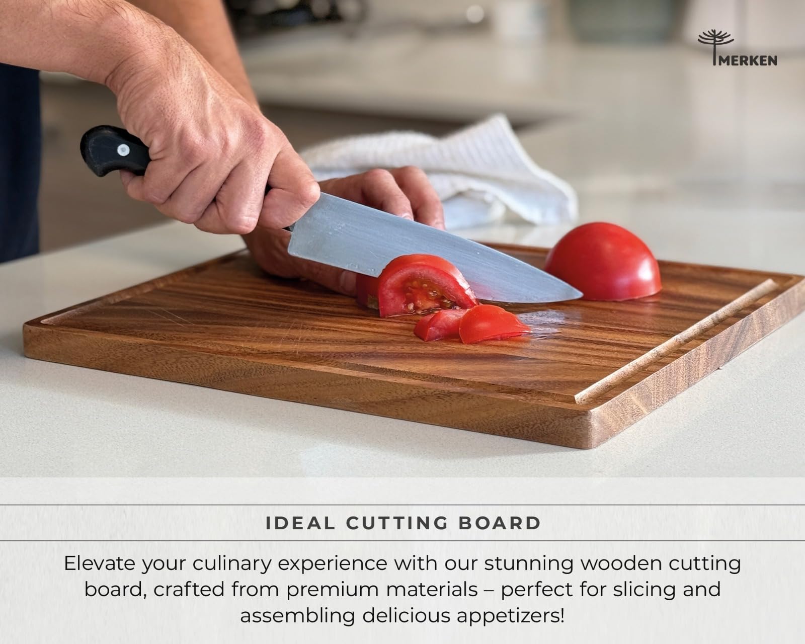 Tablas de cortar de madera de nogal de alta calidad para cocina, tabla de cortar de madera reversible con ranura para jugo, juego de tablas de cortar de madera grande y L para carne, verduras, pan