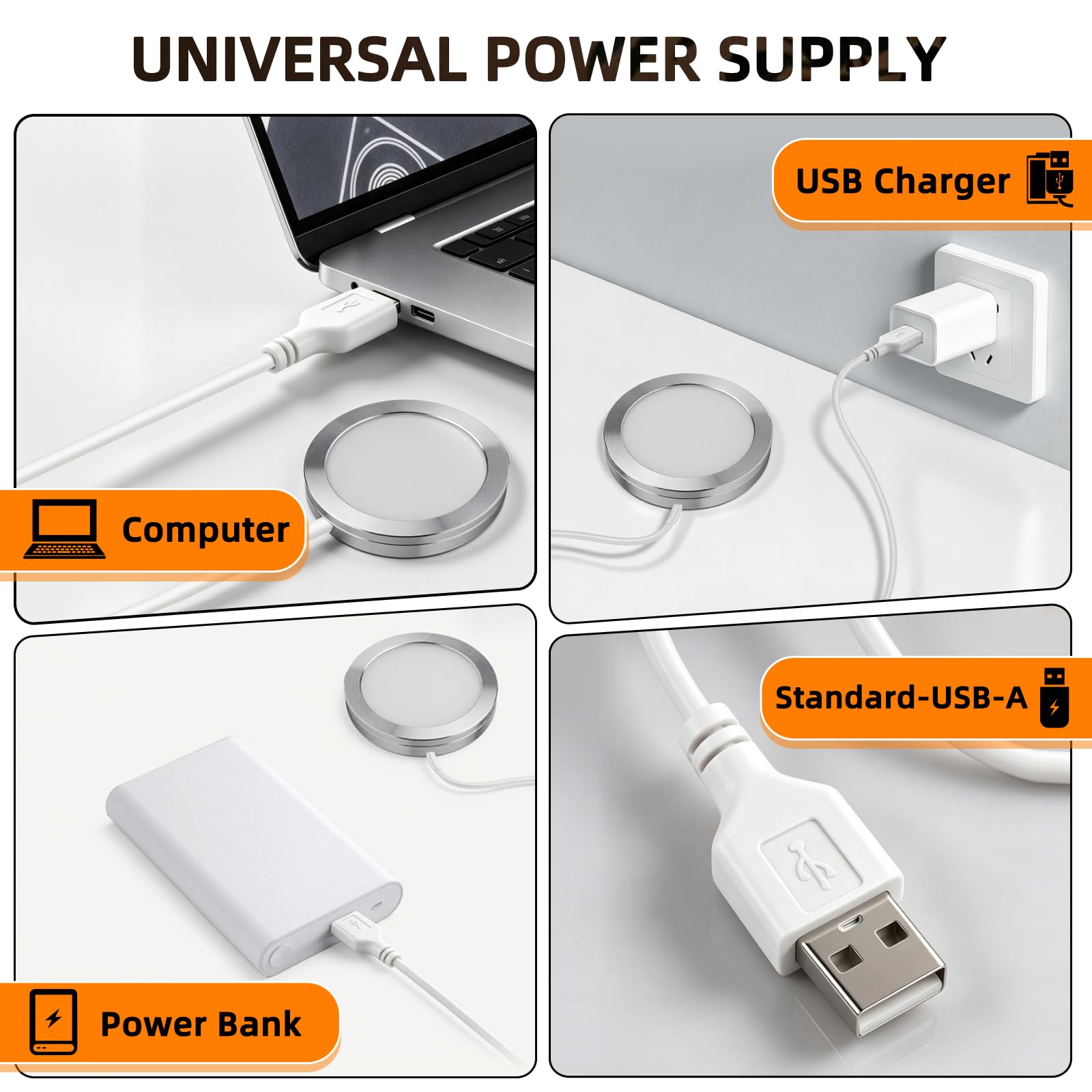 3-częściowy zestaw lamp LED do drukarki 3D 001 z 3 kolorami, zasilanie przez USB 5 V, oświetlenie LED do Bambu Lab Makerworld/część drukarki 3D / lampka nocna, zamiennik/model sprzętu DIY