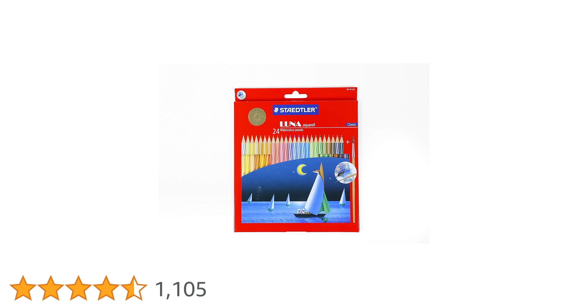 STAEDTLER LUNA 水彩色鉛筆 24色セット Amazon | ステッドラー ルナ 24色セット 水彩色鉛筆 SD137C24