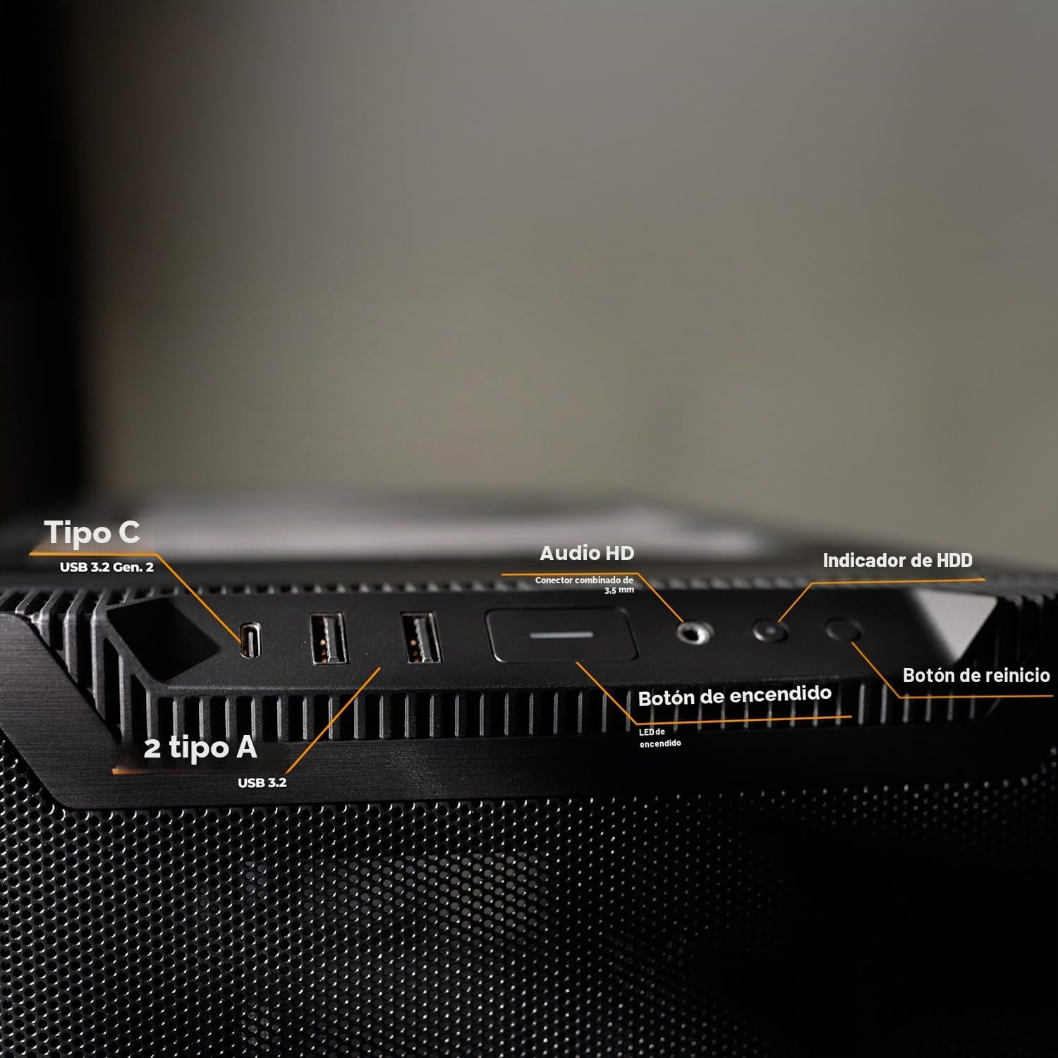 be quiet! Pure Base 501 Airflow Black Caja de PC con 2 Ventiladores Pure Wings 3 140mm PWM USB 3.2 Gen. 2 Tipo C