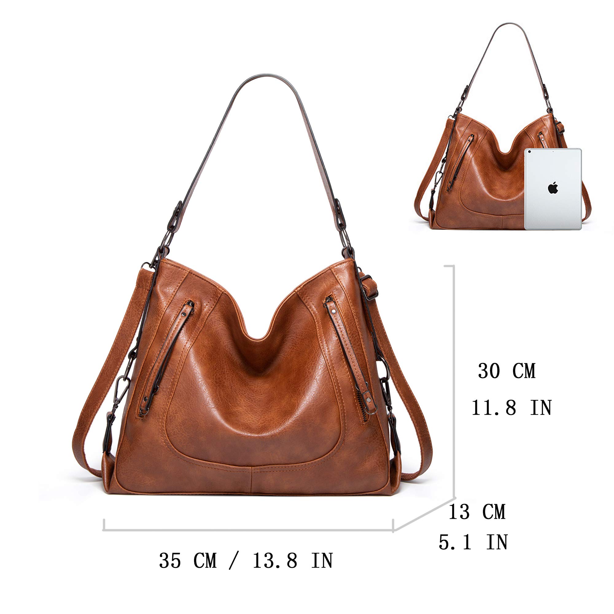 Bolsas de hombro para las mujeres Tote bolsos bolsos de mano suave vegano de cuero hobo bolsas de diseño clásico bolsas de trabajo cubo mujer bolso bolso bolso