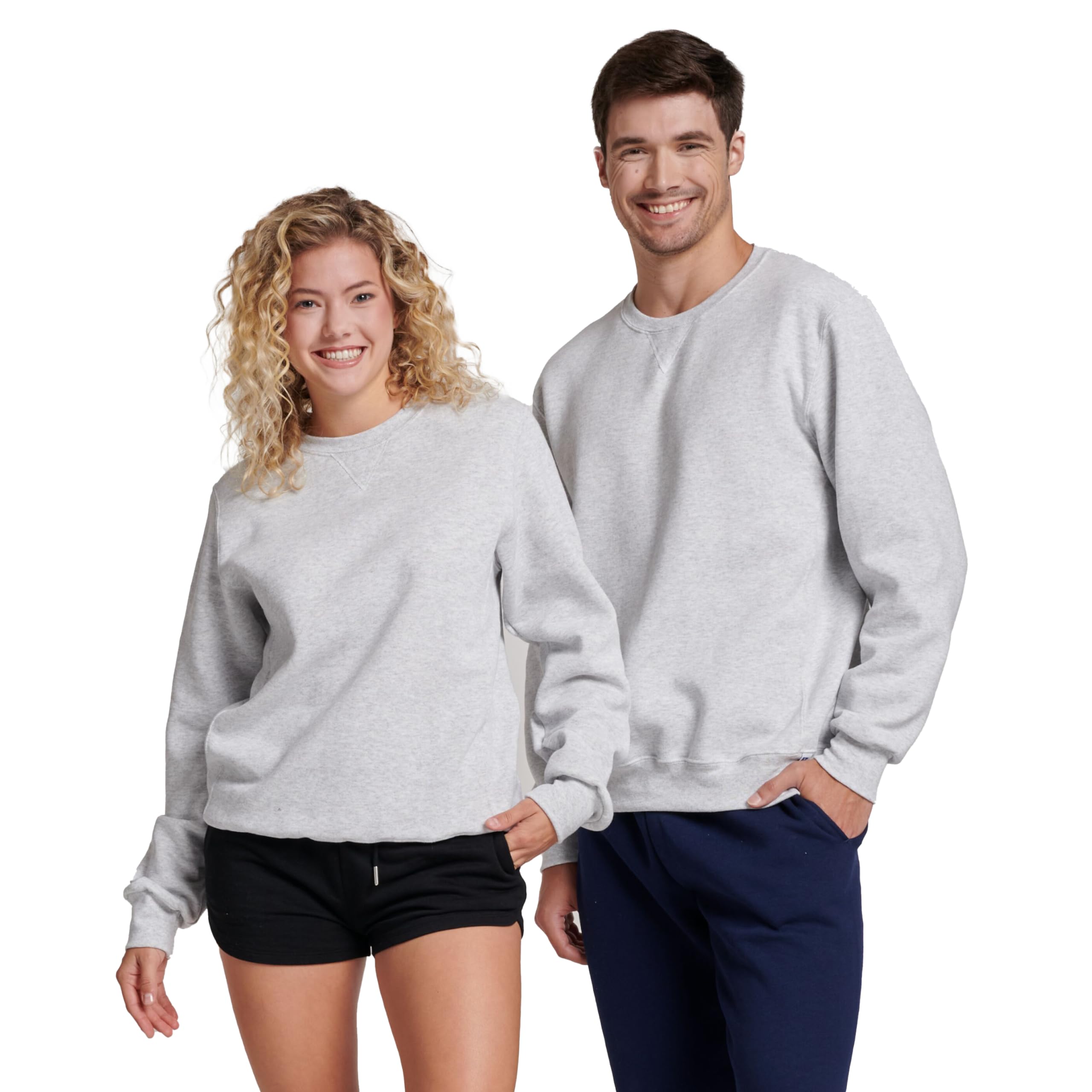 Russell AthleticMen's Dri-Power Fleece Sweatshirts, Moisture Wicking, Cotton Blend, Relaxed Fit, Sizes S-4x